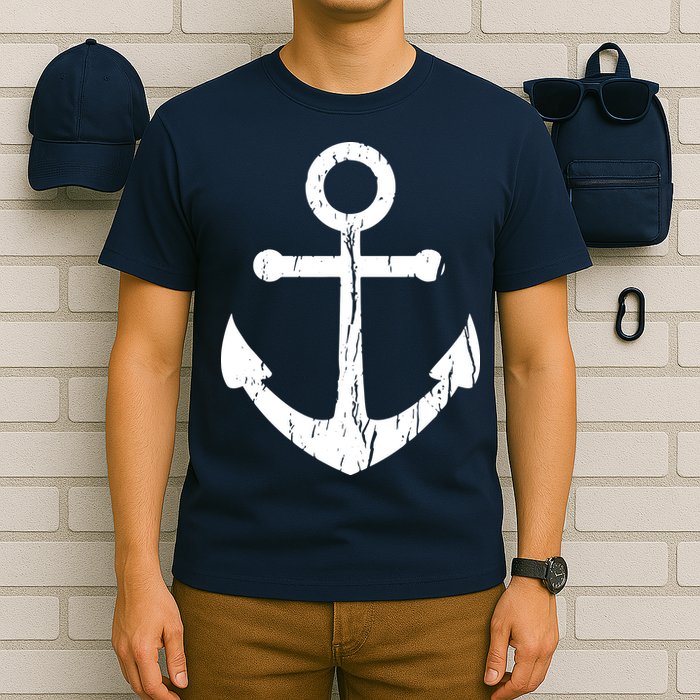 Vintage Boat Anchor Nautical Sailing T-Shirt