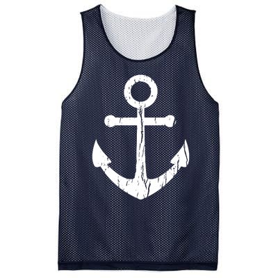 Vintage Boat Anchor Nautical Sailing Mesh Reversible Basketball Jersey Tank