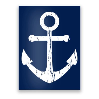 Vintage Boat Anchor Nautical Sailing Poster