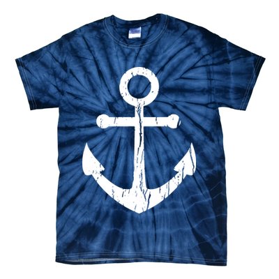 Vintage Boat Anchor Nautical Sailing Tie-Dye T-Shirt