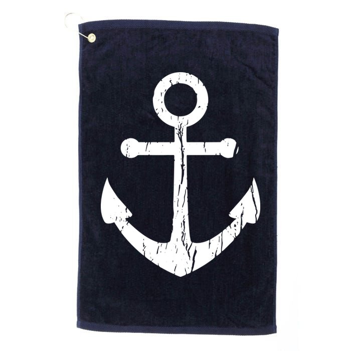 Vintage Boat Anchor Nautical Sailing Golf Towel