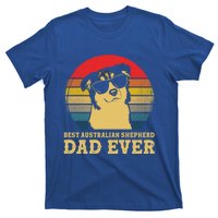 Vintage Best Australian Shepherd Dad Ever Dog Lovers Funny Gift T-Shirt