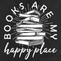 Vintage Books Are My Happy Place 7 Panel Mesh Trucker Snapback Hat