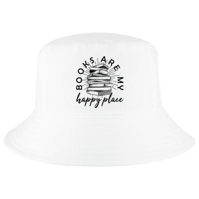 Vintage Books Are My Happy Place Cool Comfort Performance Bucket Hat