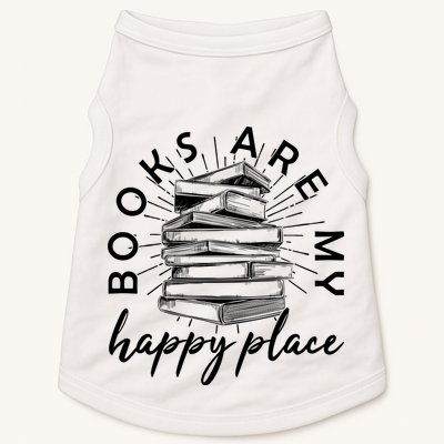 Vintage Books Are My Happy Place Doggie Tank