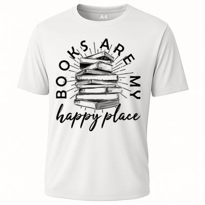 Vintage Books Are My Happy Place Performance Shirt