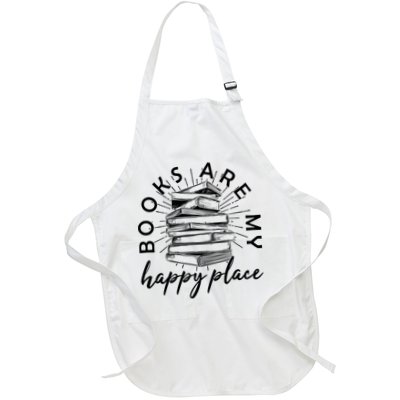 Vintage Books Are My Happy Place Apron