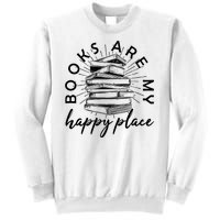 Vintage Books Are My Happy Place Sweatshirt