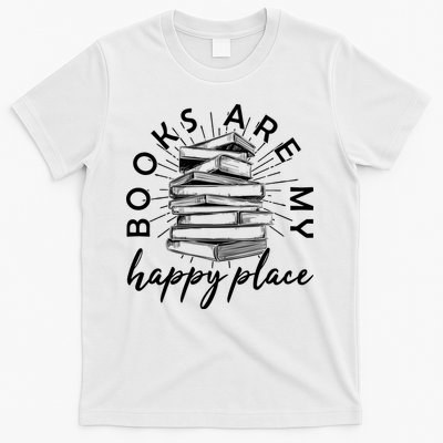 Vintage Books Are My Happy Place T-Shirt