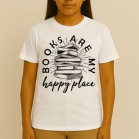 Vintage Books Are My Happy Place T-Shirt