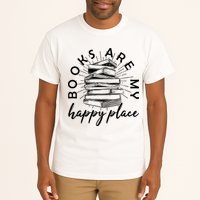 Vintage Books Are My Happy Place Tall T-Shirt