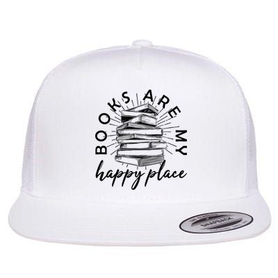 Vintage Books Are My Happy Place Flatbill Hat