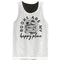 Vintage Books Are My Happy Place Mesh Reversible Basketball Jersey Tank