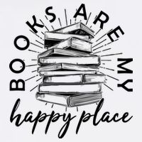 Vintage Books Are My Happy Place Poster