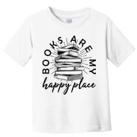 Vintage Books Are My Happy Place Toddler T-Shirt