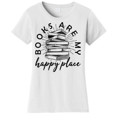 Vintage Books Are My Happy Place Women's T-Shirt