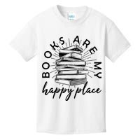 Vintage Books Are My Happy Place Kids T-Shirt