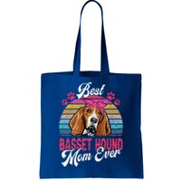 Vintage Best Basset Hound Mom Ever Great Gift Tote Bag