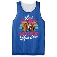 Vintage Best Basset Hound Mom Ever Great Gift Mesh Reversible Basketball Jersey Tank