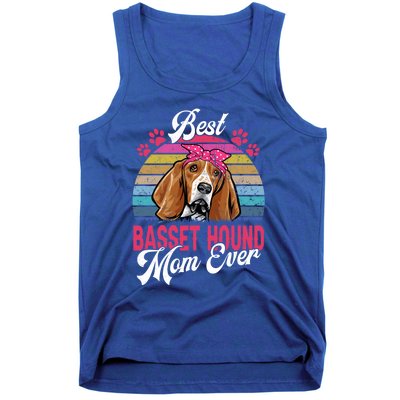 Vintage Best Basset Hound Mom Ever Great Gift Tank Top