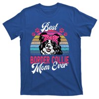 Vintage Best Border Collie Mom Ever Gift T-Shirt