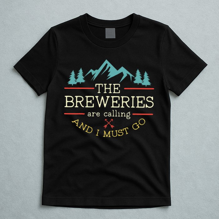 Vintage Beer Breweries Are Calling And I Must Go Craft Beer T-Shirt