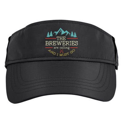 Vintage Beer Breweries Are Calling And I Must Go Craft Beer Adult Drive Performance Visor