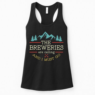 Vintage Beer Breweries Are Calling And I Must Go Craft Beer Womens Tank Top