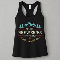 Vintage Beer Breweries Are Calling And I Must Go Craft Beer Womens Tank Top