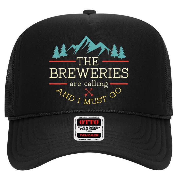 Vintage Beer Breweries Are Calling And I Must Go Craft Beer Trucker Hat