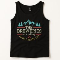 Vintage Beer Breweries Are Calling And I Must Go Craft Beer Tank Top