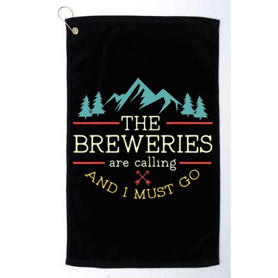 Vintage Beer Breweries Are Calling And I Must Go Craft Beer Golf Towel