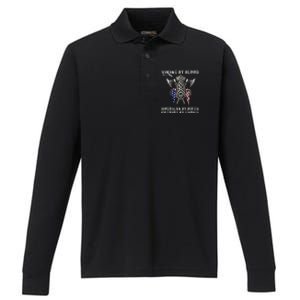 Viking By Blood American By Birth Patriot By Choice Performance Long Sleeve Polo