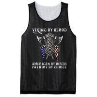 Viking By Blood American By Birth Patriot By Choice Mesh Reversible Basketball Jersey Tank