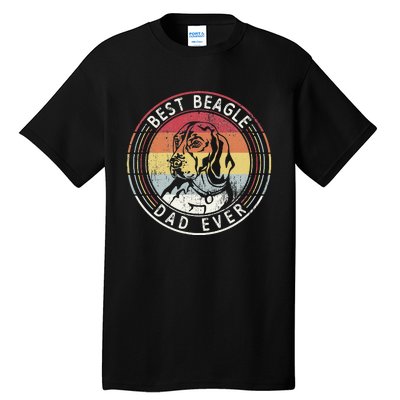 Vintage Best Beagle Dad Ever Father's Day Tall T-Shirt