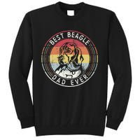 Vintage Best Beagle Dad Ever Father's Day Tall Sweatshirt