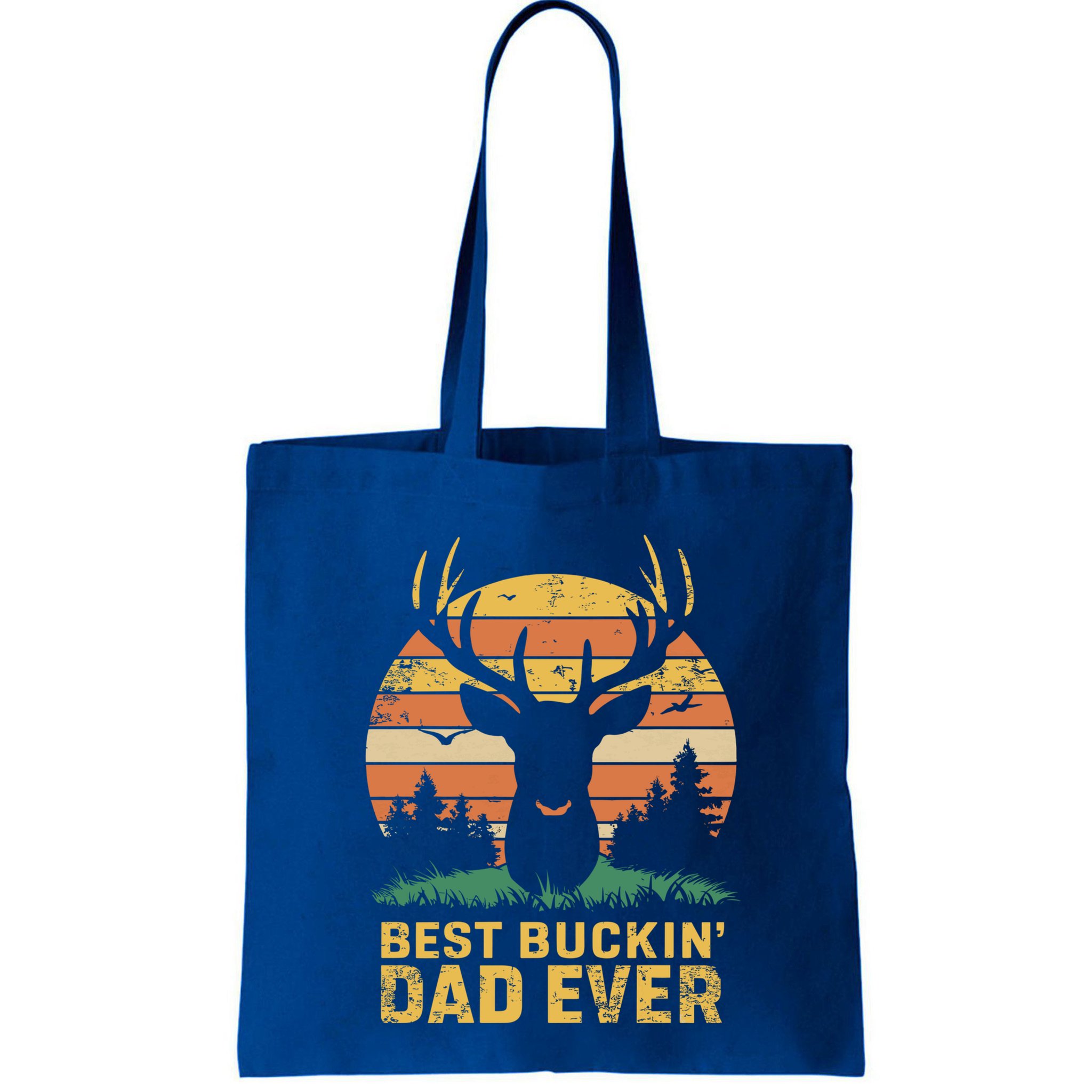 Vintage Best Buckin Dad Ever Deer Hunters Dad Hunting Gift Bag