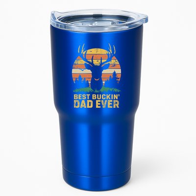 Vintage Best Buckin Dad Ever Deer Hunters Dad Hunting Gift Tumbler