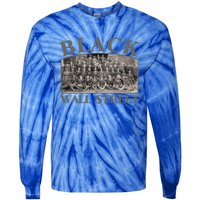 Vintage Black Business Black History Month Black Wall Street Gift Tie-Dye Long Sleeve Shirt