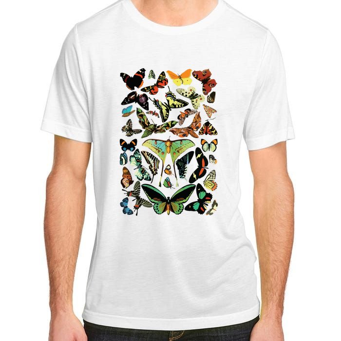 Vintage Butterflies Butterfly Collection Scientific Adult ChromaSoft Performance T-Shirt