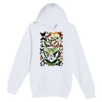 Vintage Butterflies Butterfly Collection Scientific Premium Pullover Hoodie