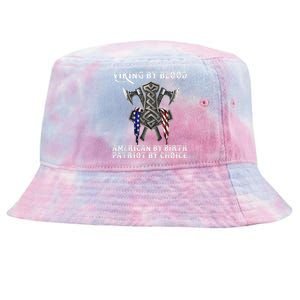 Viking By Blood American By Birth Patriot By Choice Tie-Dyed Bucket Hat