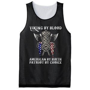 Viking By Blood American By Birth Patriot By Choice Mesh Reversible Basketball Jersey Tank