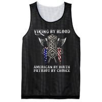 Viking By Blood American By Birth Patriot By Choice Mesh Reversible Basketball Jersey Tank