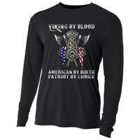 Viking By Blood American By Birth Patriot By Choice Cooling Performance Long Sleeve Crew