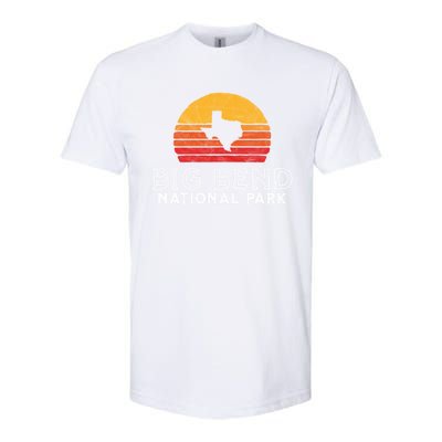 Vintage Big Bend National Park Gift Retro Texas Sun Softstyle CVC T-Shirt