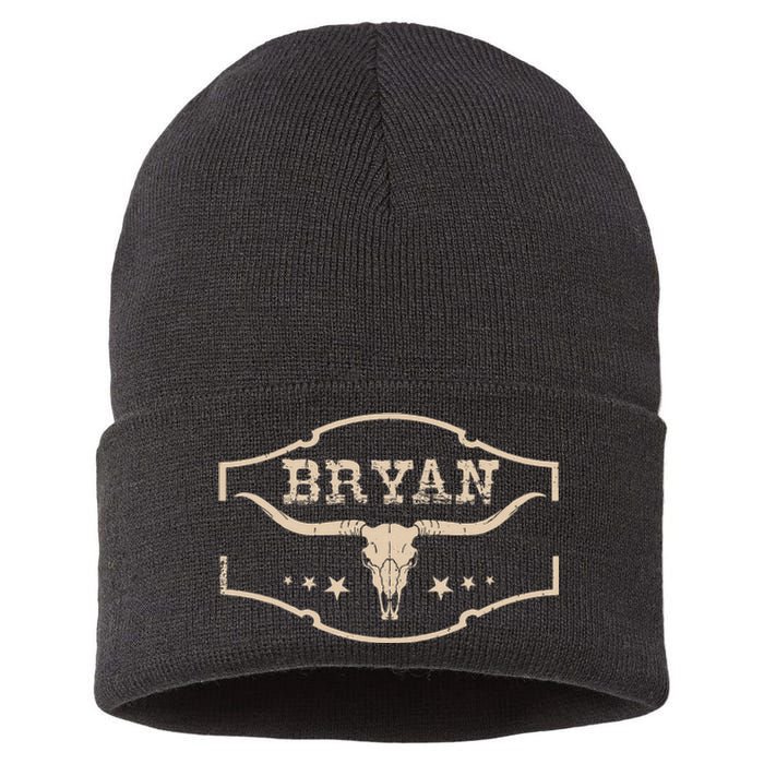 Vintage Bryan Bullskull Western Deserts Bryan Sustainable Knit Beanie