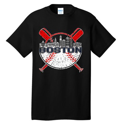 Vintage Boston Baseball Tall T-Shirt