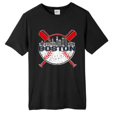 Vintage Boston Baseball Tall Fusion ChromaSoft Performance T-Shirt