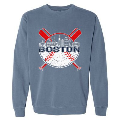 Vintage Boston Baseball Garment-Dyed Sweatshirt